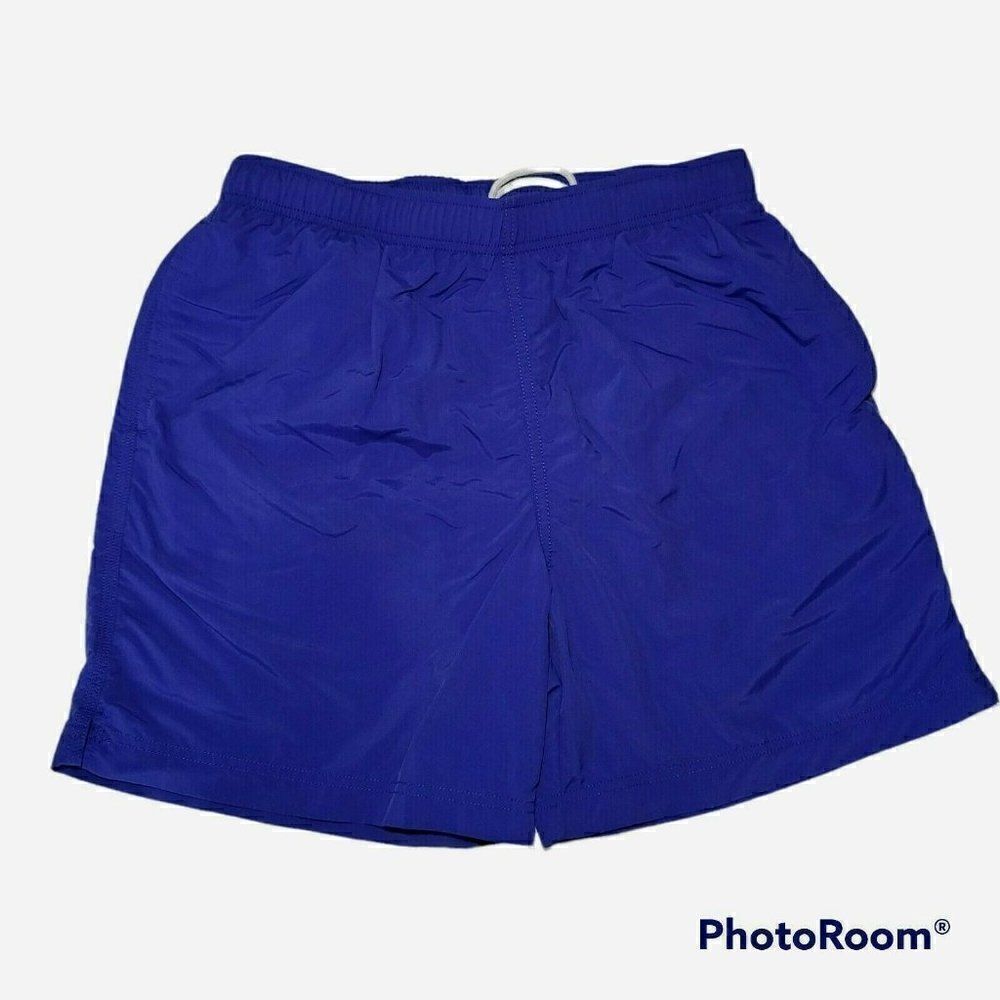 ‎Lands End Swim Trunks Mens Size Medium 32-34 Blue